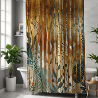 Modern Cottagecore Shower Curtain 