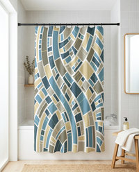 Modern Mosaic Shower Curtain
