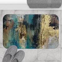 Abstract Modern Art Shower Curtain, Bath Mat