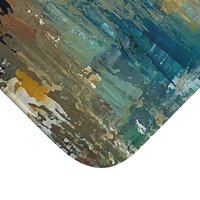 Abstract Modern Art Shower Curtain, Bath Mat