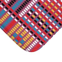 Colorful Beadwork Pattern Shower Curtain