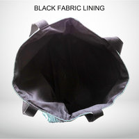 Black fabric lining