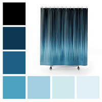 Ombré Waterfall Shower Curtain