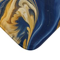 Abstract Acrylic Pour Shower Curtain