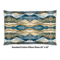 Scandinavian Winter Striped Bedding, Cotton or Poly