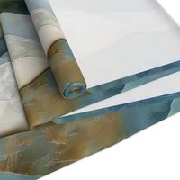 Blue Mountains Cotton Table Runner folded