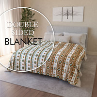 Tribal Pattern Reversible Blanket, Boho style