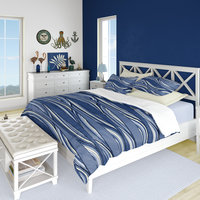 Blue Waves Bedding