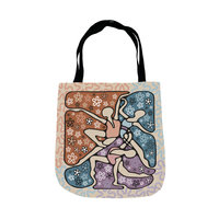 Modern Dancers Woven Tapestry Bag