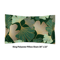 Ginkgo Leaf Bedding, Cotton or Poly