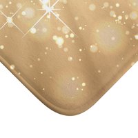 Gold Bokeh Lights Shower Curtain, Hollywood Glam Style