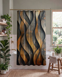 3D Industrial Shower Curtain