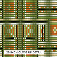 Ethnic Tribal Weave Design close up