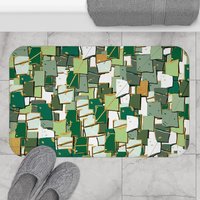 Green Rustic Lodge Style Shower Curtain