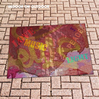 Multicolor Grunge outdoor Rug, Distressed Graffiti Art