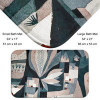 Surreal Modern Art bath mat sizes