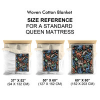 woven blanket size chart