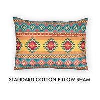 colorful tribal cotton standard Pillow Shams 