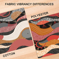 fabric printing vibrancy differences