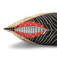 Multicolor Abstract Shapes Modern Art Pillow Cover with Hidden Zipper