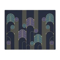 Navy Blue Art Deco Placemat