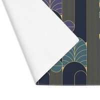 Navy Blue Art Deco Placemat back