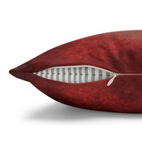 pillow showing hidden zipper closure