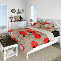 Red Poppy Bedding