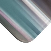 Muted Vertical Stripes Shower Curtain