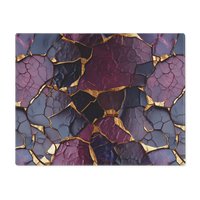 Aubergine Kintsugi Cotton placemat
