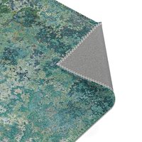 Rug close up showing underside material