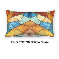 Stained Glass Eagle Pillow Shams