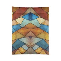 Stained Glass Eagle Comforter, Twin