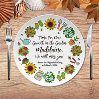 Personalized Retirement Gift Plate