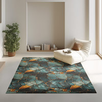 Area rug inspired by the organic beauty of cracked stone and molten gold.