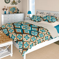 Southwestern Throw Pillow, Diamond Pattern