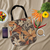 Tiger lilies Woven shopping Bag