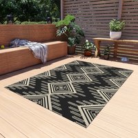 Tribal Pattern Area Rug, Indoor or Outdoor