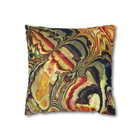 Baroque Style Abstract Art Pillow