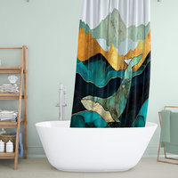 Blue Whale Shower Curtain, Bath Mat