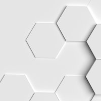 Monochromatic Geometric 3D Shower Curtain detail