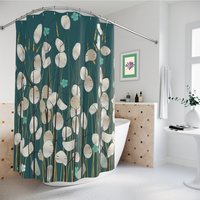 Lunaria Plant Shower Curtain