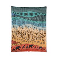 Colorful African Art twin Comforter