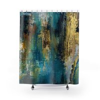 Abstract Modern Art Shower Curtain