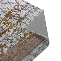 Industrial Modern Area Rug Back