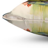 Water Lily Pillow Concealed Zipper
