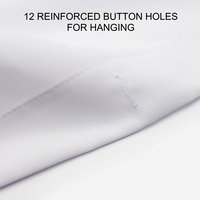 button-hole shower curtain top