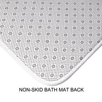 non-skid bath mat back