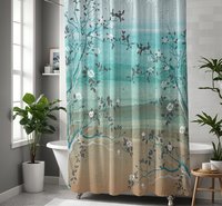 Tropical Beach Shower Curtain