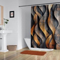 3D Industrial Shower Curtain